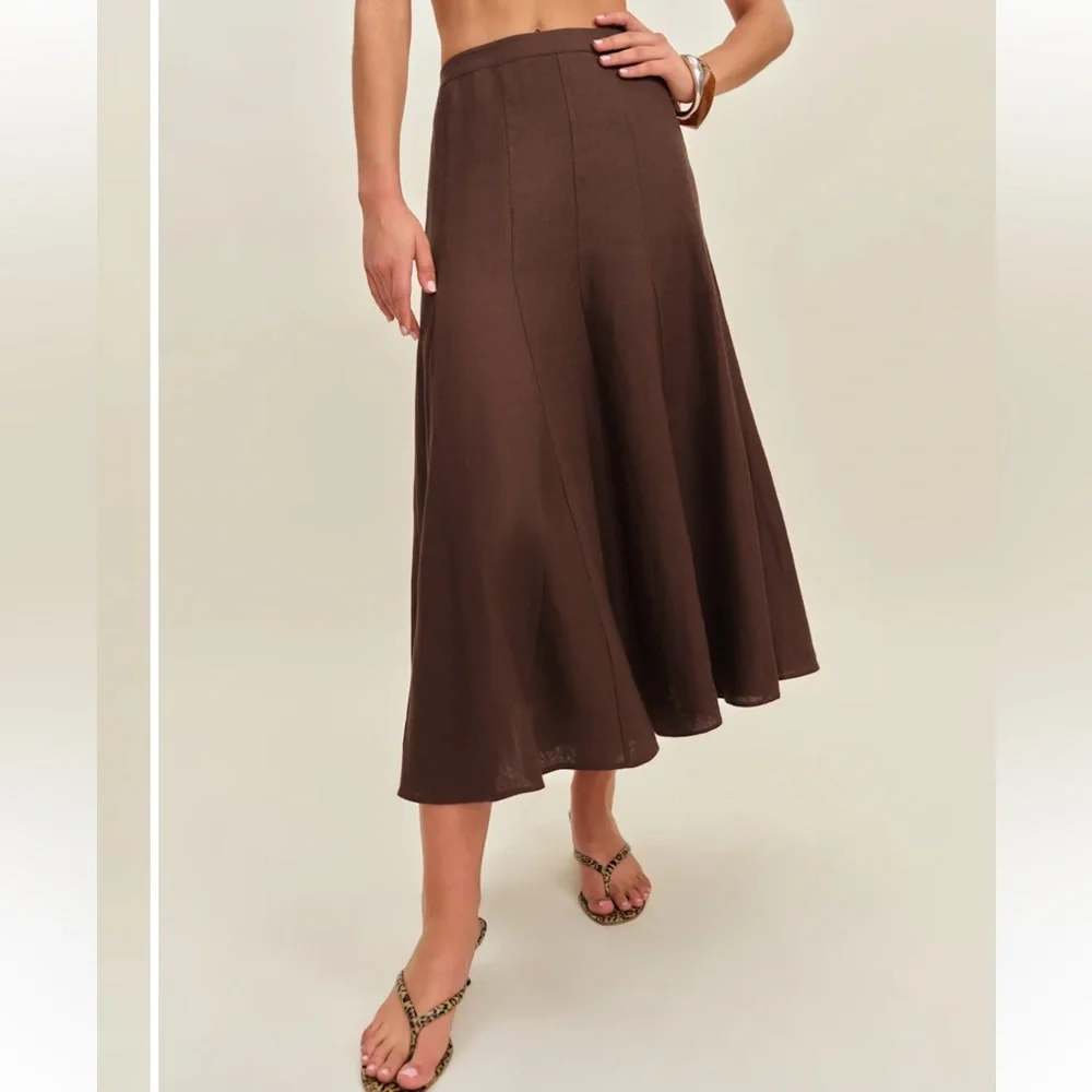 NWT Reformation Jori Linen Two Piece Set 12